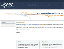 Tablet Screenshot of iapchem.org